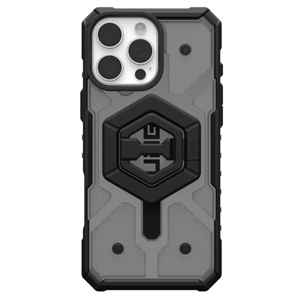 MagSafe Case for Apple iPhone 16 Pro Max, Urban Armor Gear, Pathfinder Clear Bundle, Gray