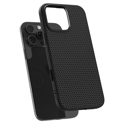 MagSafe Case for Apple iPhone 16 Pro, Spigen, Liquid Air T, Matte Black ACS09116