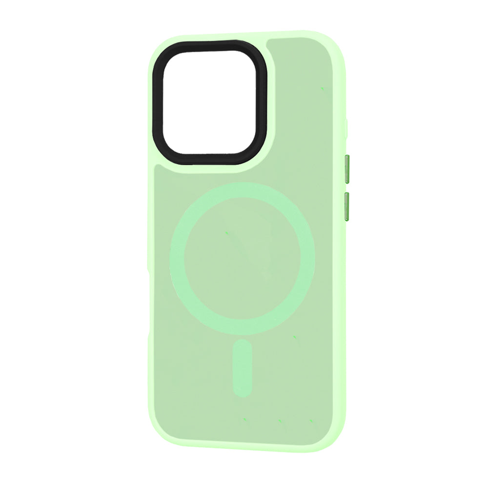 MagSafe Case for Apple iPhone 16 Pro, Techsuit, HaloFrost, Light Green