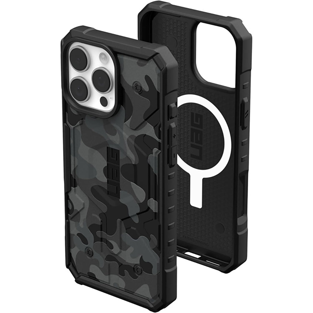 MagSafe Case for Apple iPhone 16 Pro, Urban Armor Gear, Pathfinder SE Midnight Camo, Camouflage