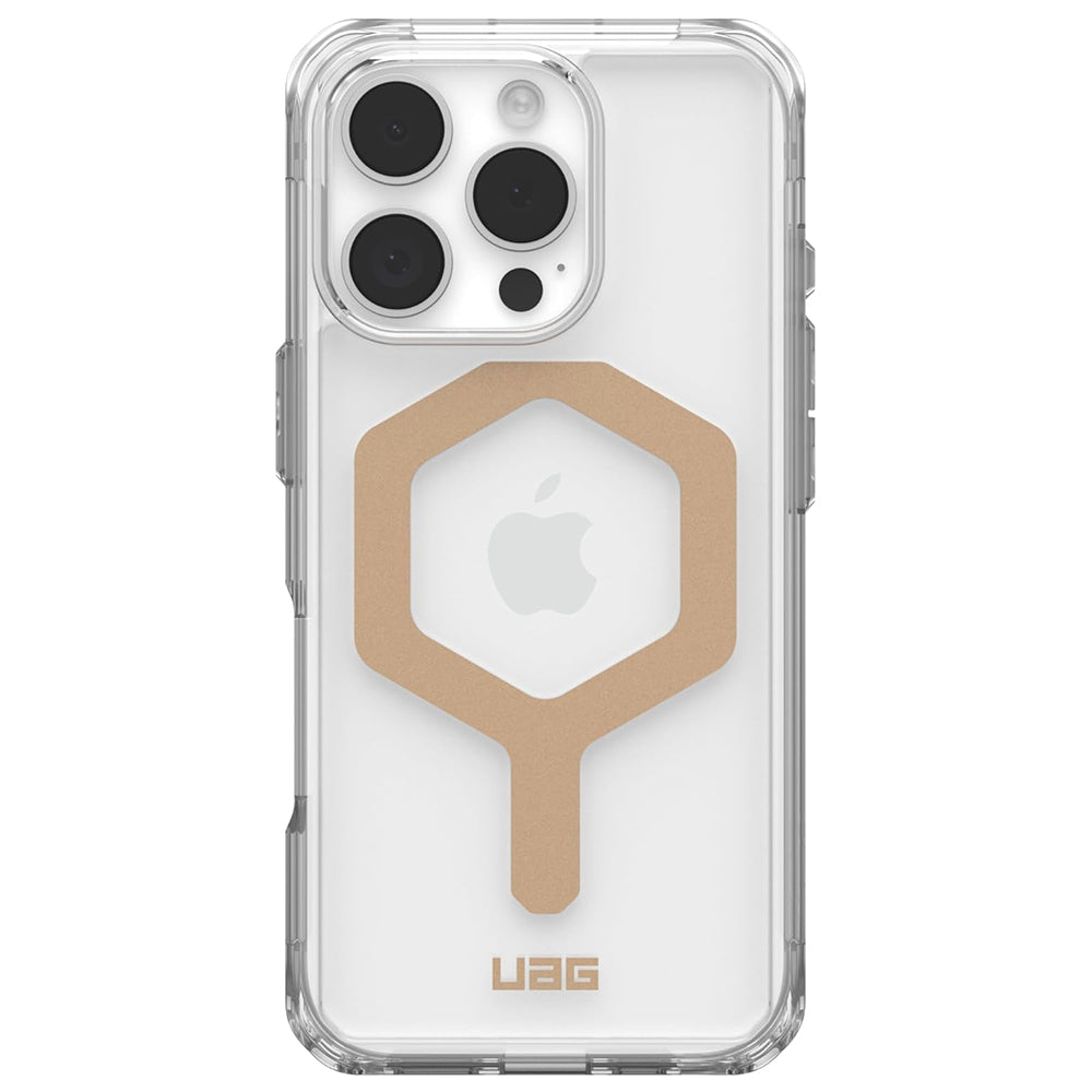 MagSafe Case for Apple iPhone 16 Pro, Urban Armor Gear, Plyo, Gold