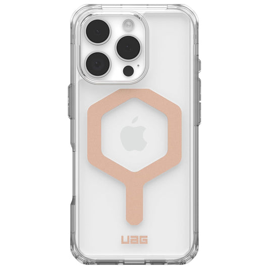 MagSafe Case for Apple iPhone 16 Pro, Urban Armor Gear, Plyo, Rose Gold