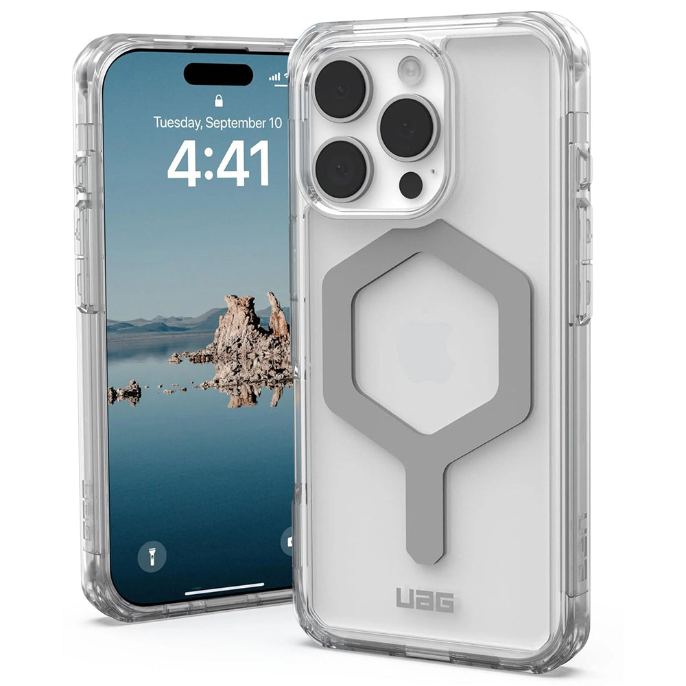 MagSafe Case for Apple iPhone 16 Pro, Urban Armor Gear, Plyo, Transparent