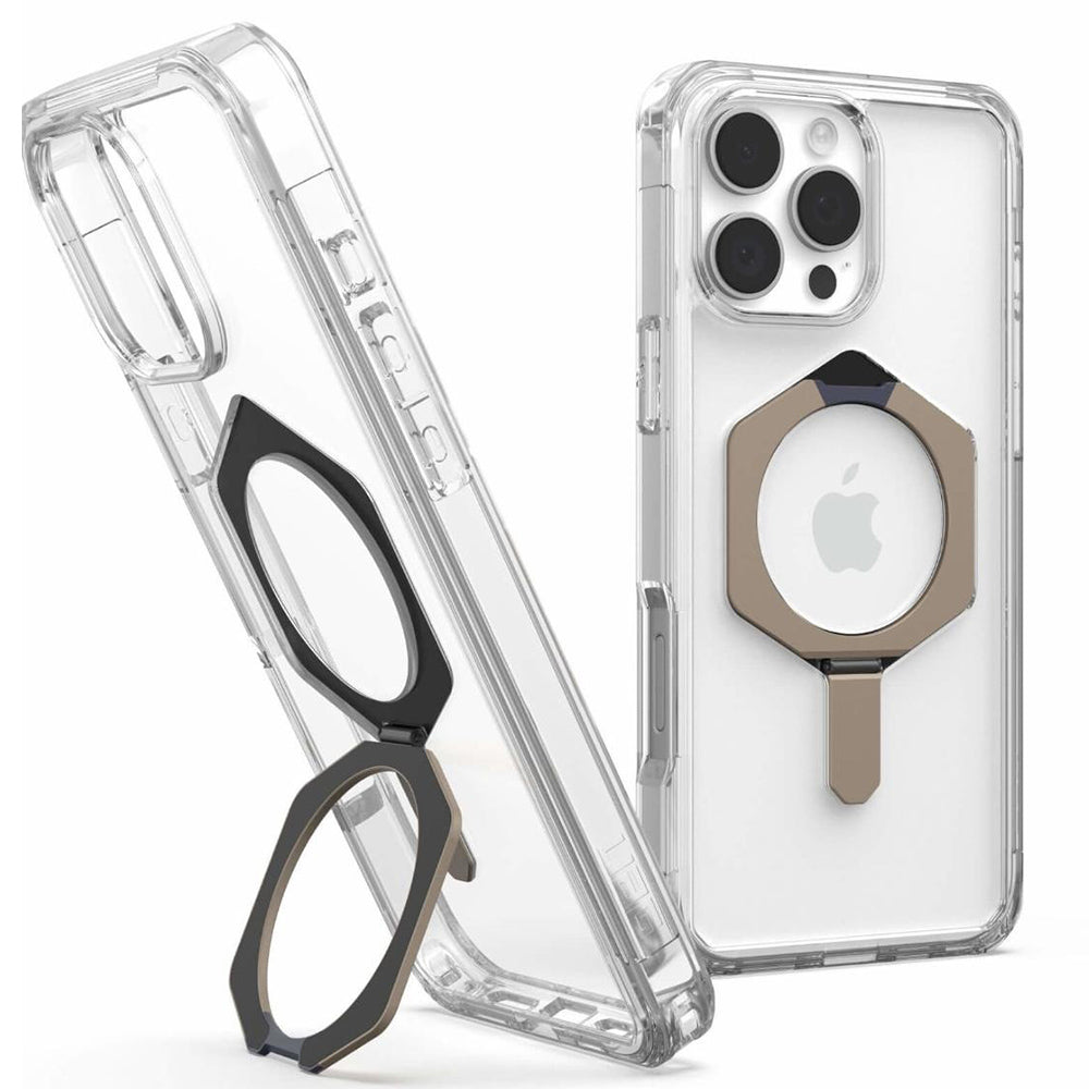 MagSafe Case for Apple iPhone 16 Pro, Urban Armor Gear, Plyo XTE, Transparent Bronze