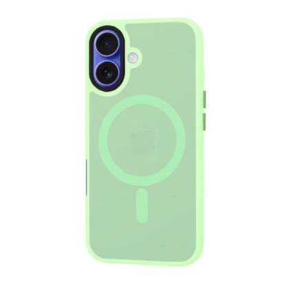 MagSafe Case for Apple iPhone 16, Techsuit, HaloFrost, Light Green