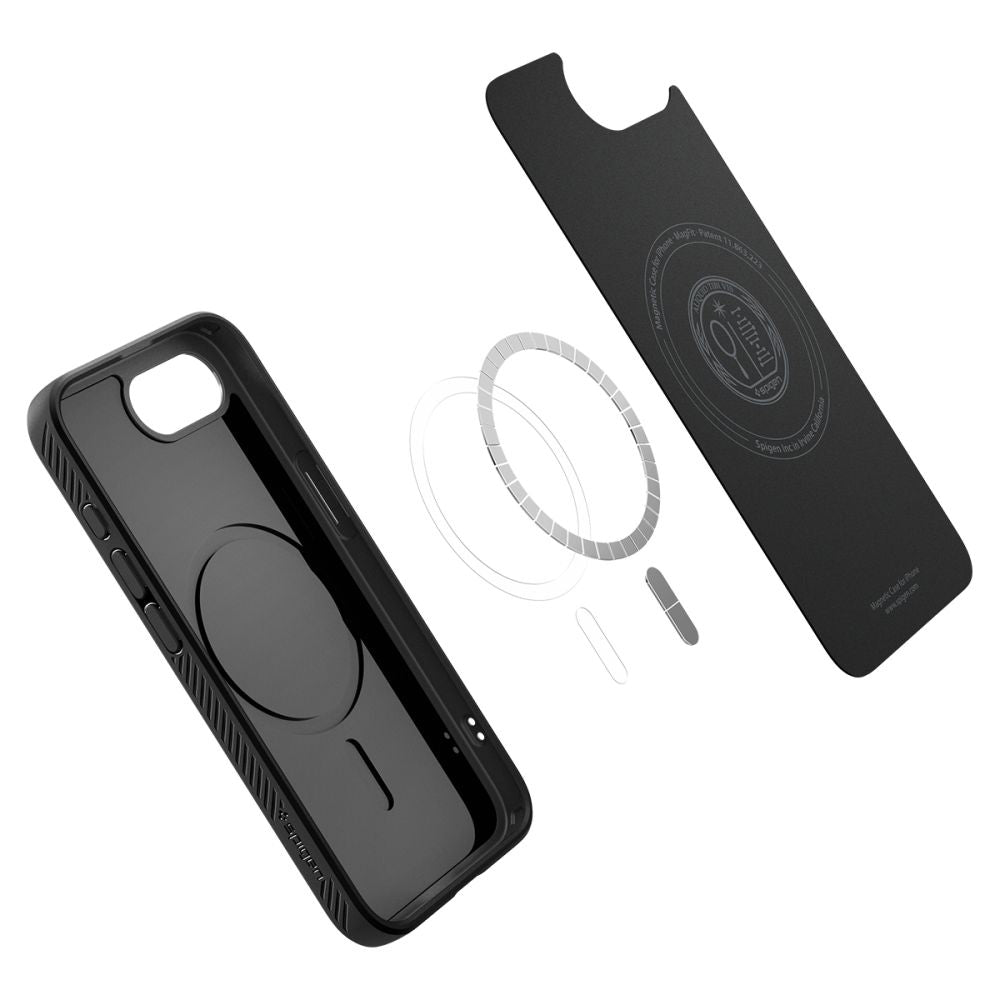 MagSafe Case for Apple iPhone 17e / 16e, Spigen, Liquid Air, Matte Black
