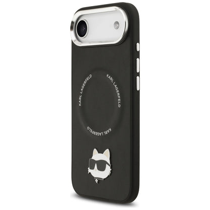 MagSafe Case for Apple iPhone 17 Air, Karl Lagerfeld, Choupette Pin, Black