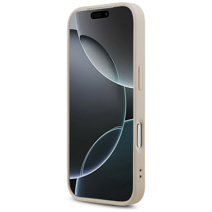 MagSafe Case for Apple iPhone 17 Pro, Guess, 4G Triangle Strass, Pink