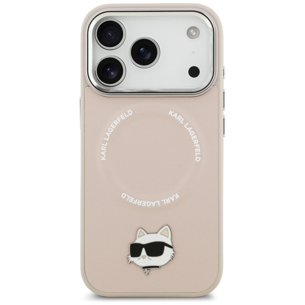 MagSafe Case for Apple iPhone 17 Pro, Karl Lagerfeld, Choupette Pin, Pink