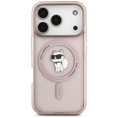 MagSafe Case for Apple iPhone 17 Pro, Karl Lagerfeld, IML Choupette, Pink