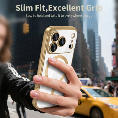 MagSafe Case for Apple iPhone 17 Pro Max, Techsuit, Luxury Crystal, Light Purple