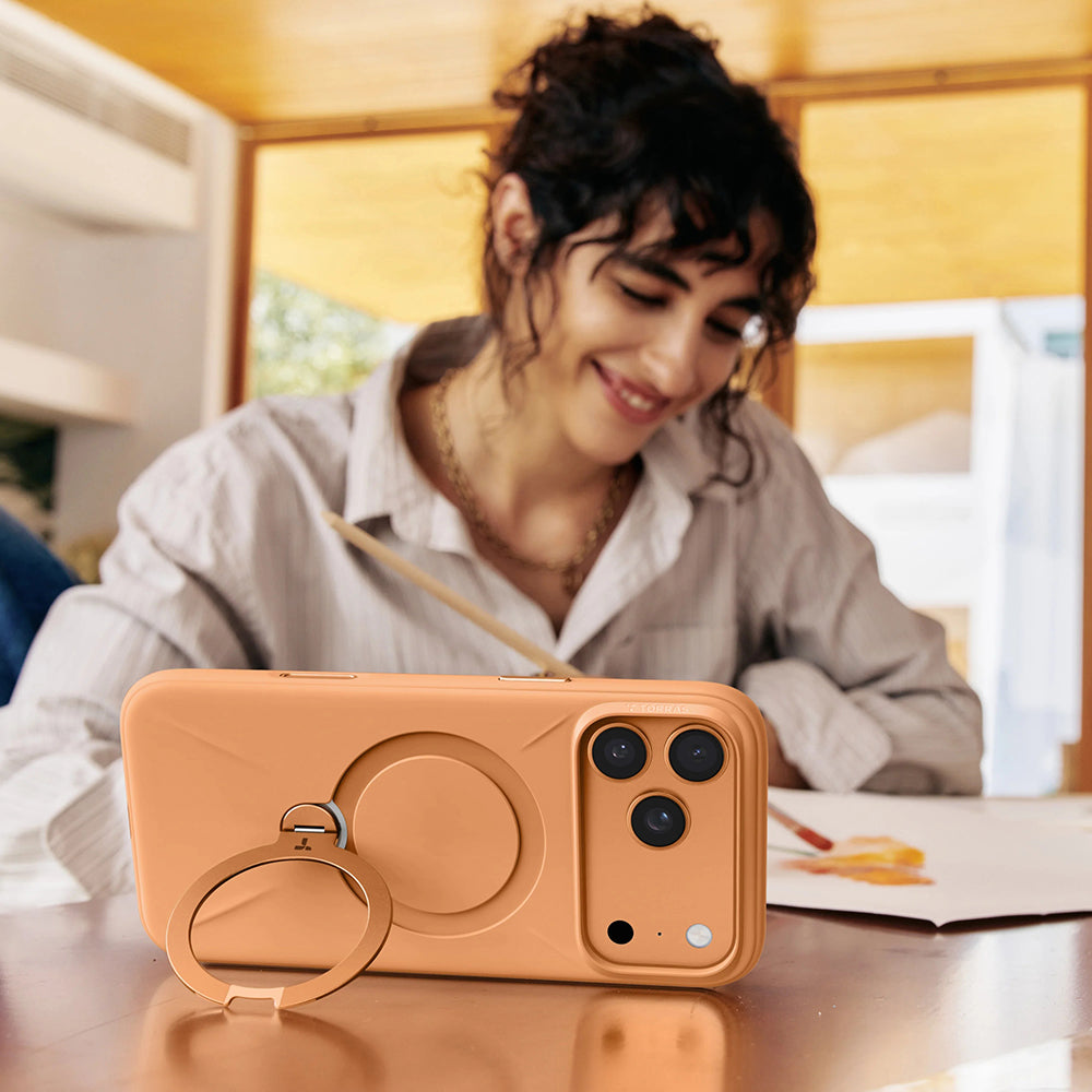 MagSafe Case for Apple iPhone 17 Pro, Torras, QPRO Silicone, Matcha Green