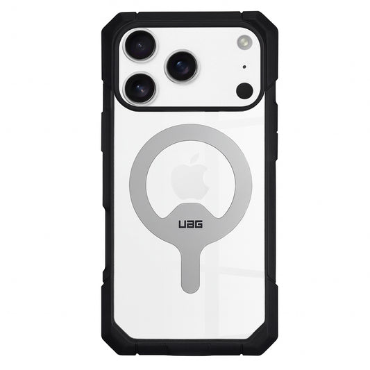 MagSafe Case for Apple iPhone 17 Pro, Urban Armor Gear, Trooper, Transparent Gray