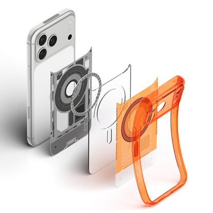 MagSafe Case for Apple iPhone 18 Pro / 17 Pro, Spigen, Ultra Hybrid C-One, Orange ACS11986