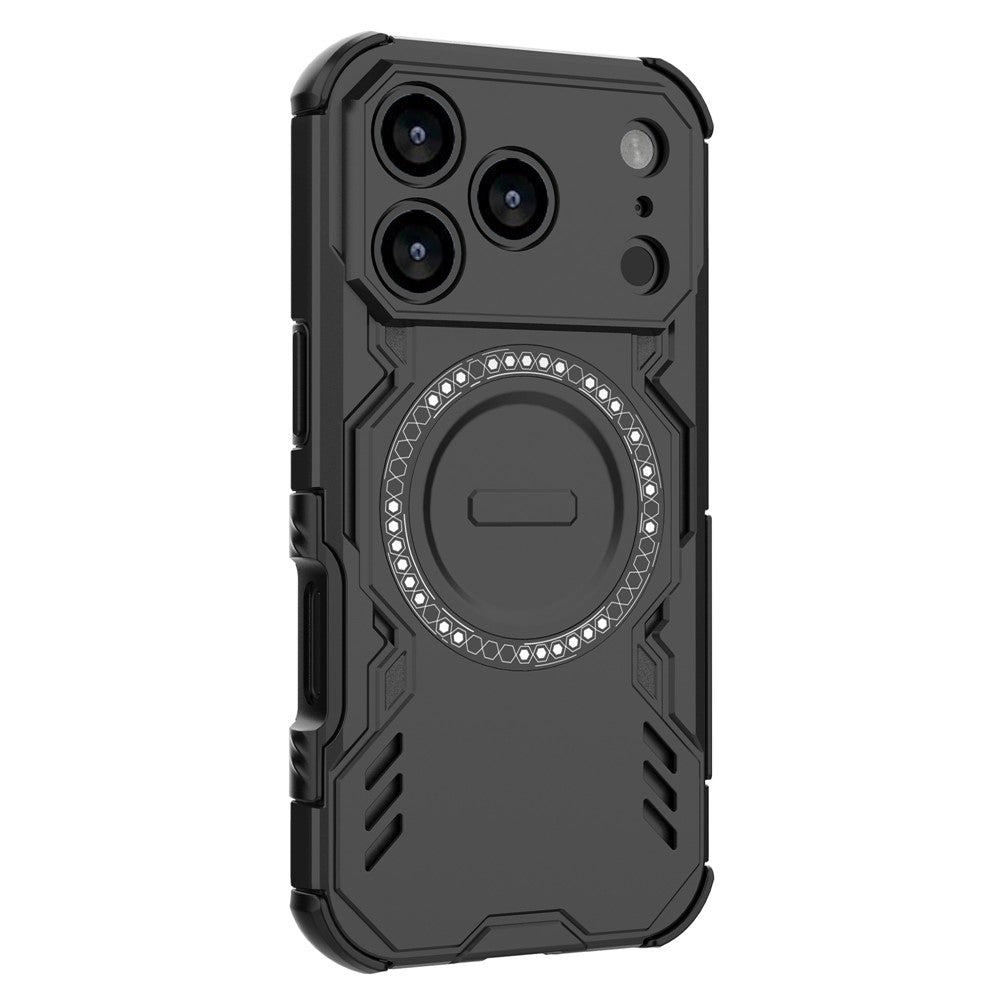 MagSafe Case for Apple iPhone 18 Pro / 17 Pro, Techsuit, ArmorMag, Black