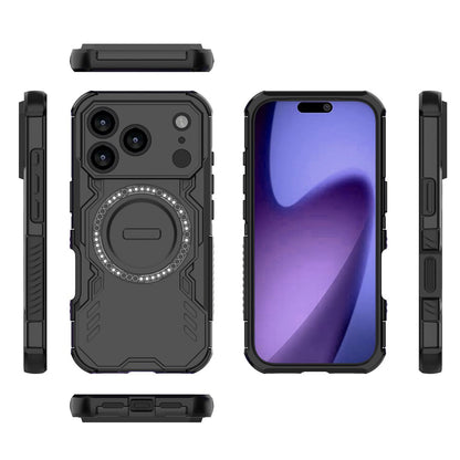 MagSafe Case for Apple iPhone 18 Pro / 17 Pro, Techsuit, ArmorMag, Black