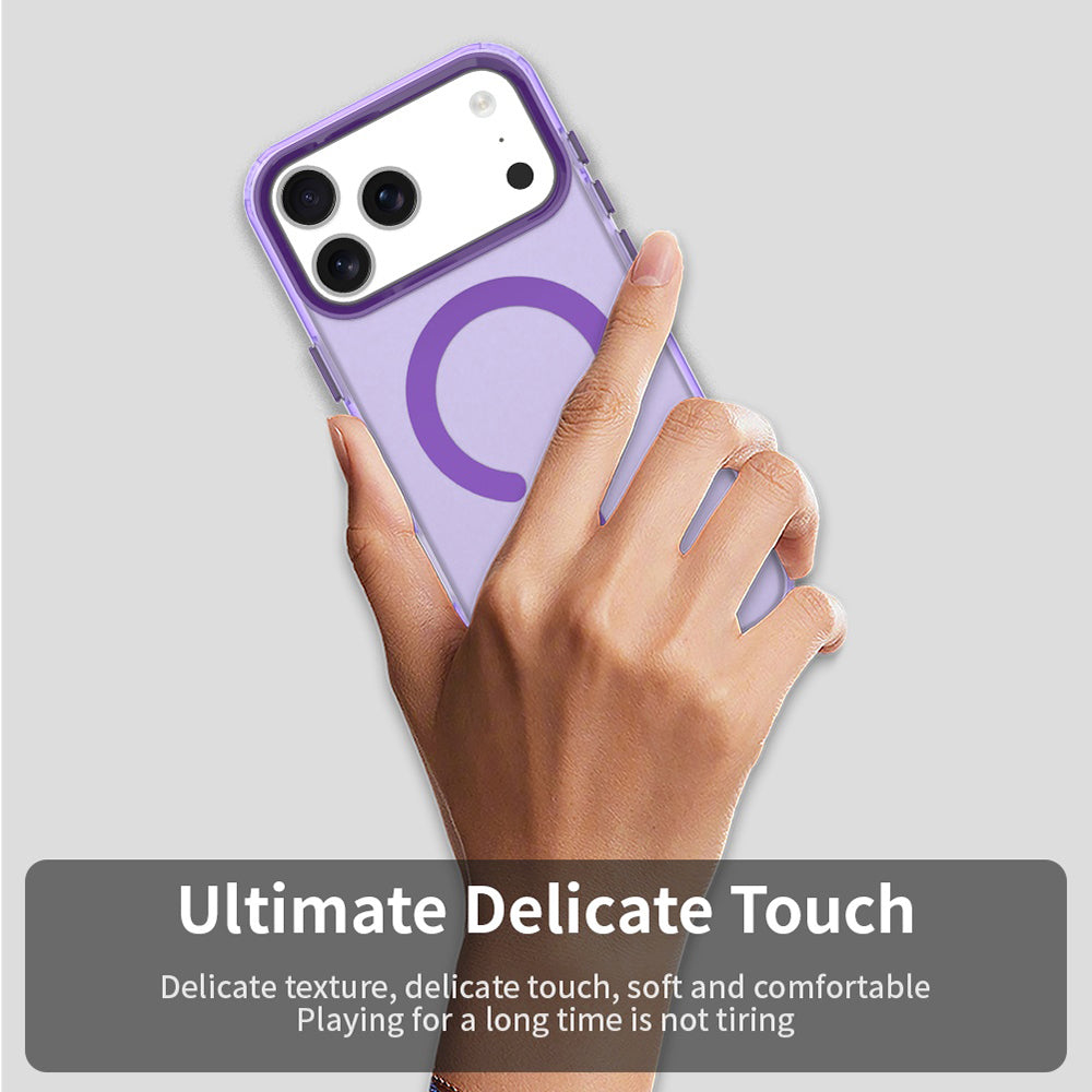 MagSafe Case for Apple iPhone 18 Pro / 17 Pro, Techsuit, CandyCase, Purple
