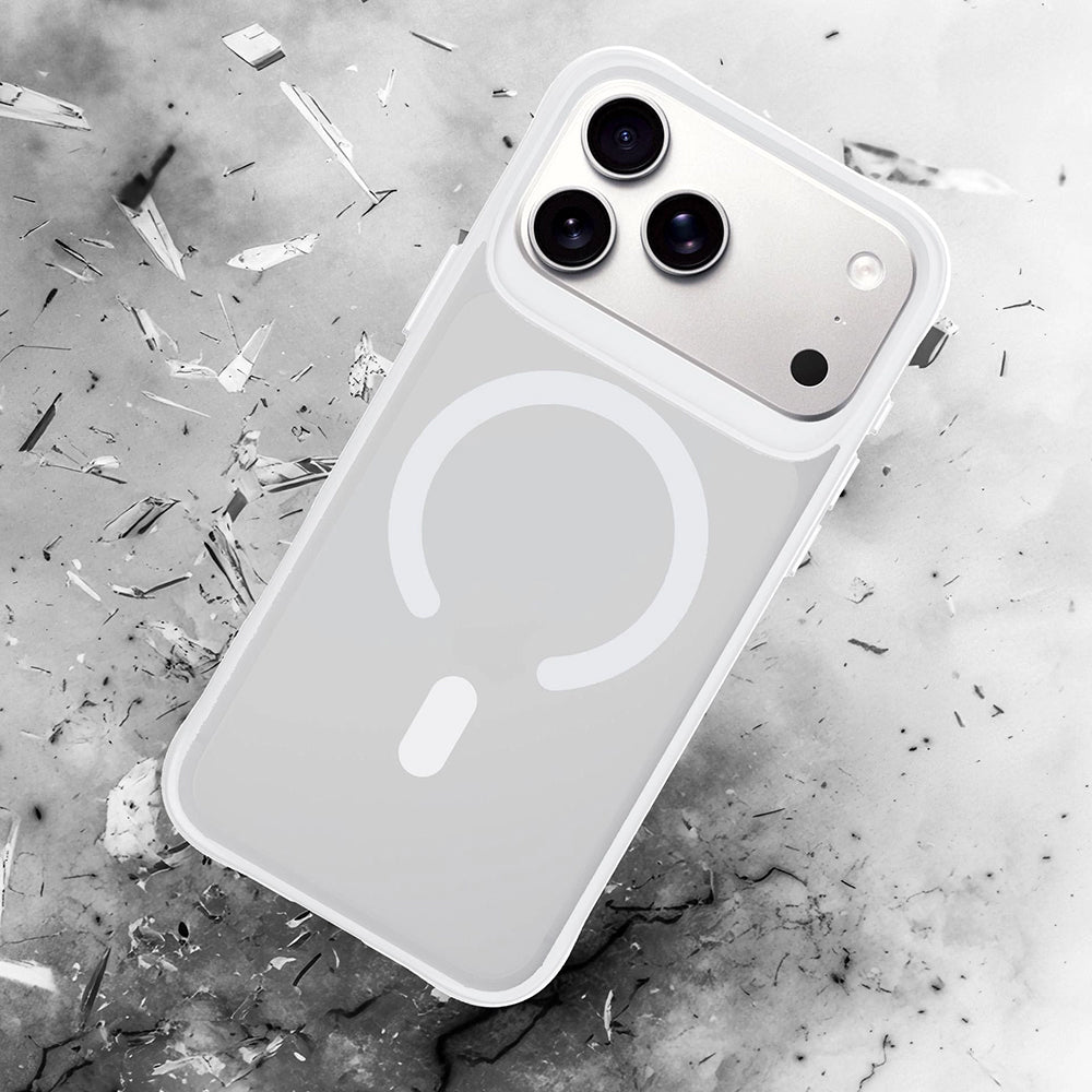 MagSafe Case for Apple iPhone 18 Pro Max / 17 Pro Max, 3MK, Smoke MagCase, White
