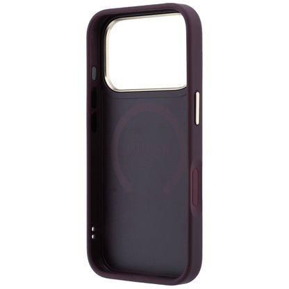 MagSafe Case for Apple iPhone 18 Pro Max / 17 Pro Max, Guess, Saffiano Peony Ring, Burgundy