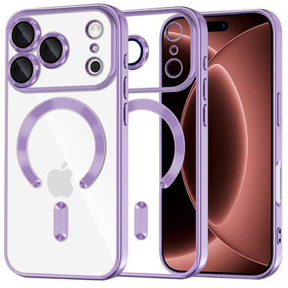MagSafe Case for Apple iPhone 18 Pro Max / 17 Pro Max, Techsuit, Luxury Crystal, Light Purple