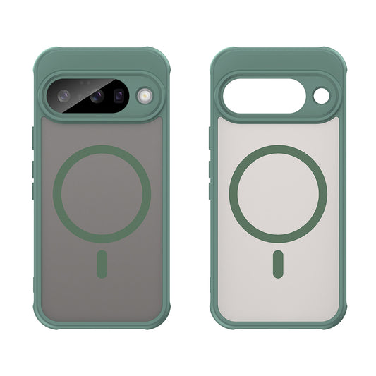 MagSafe Case for Google Pixel 10 Pro, Techsuit, HaloFrost II, Green