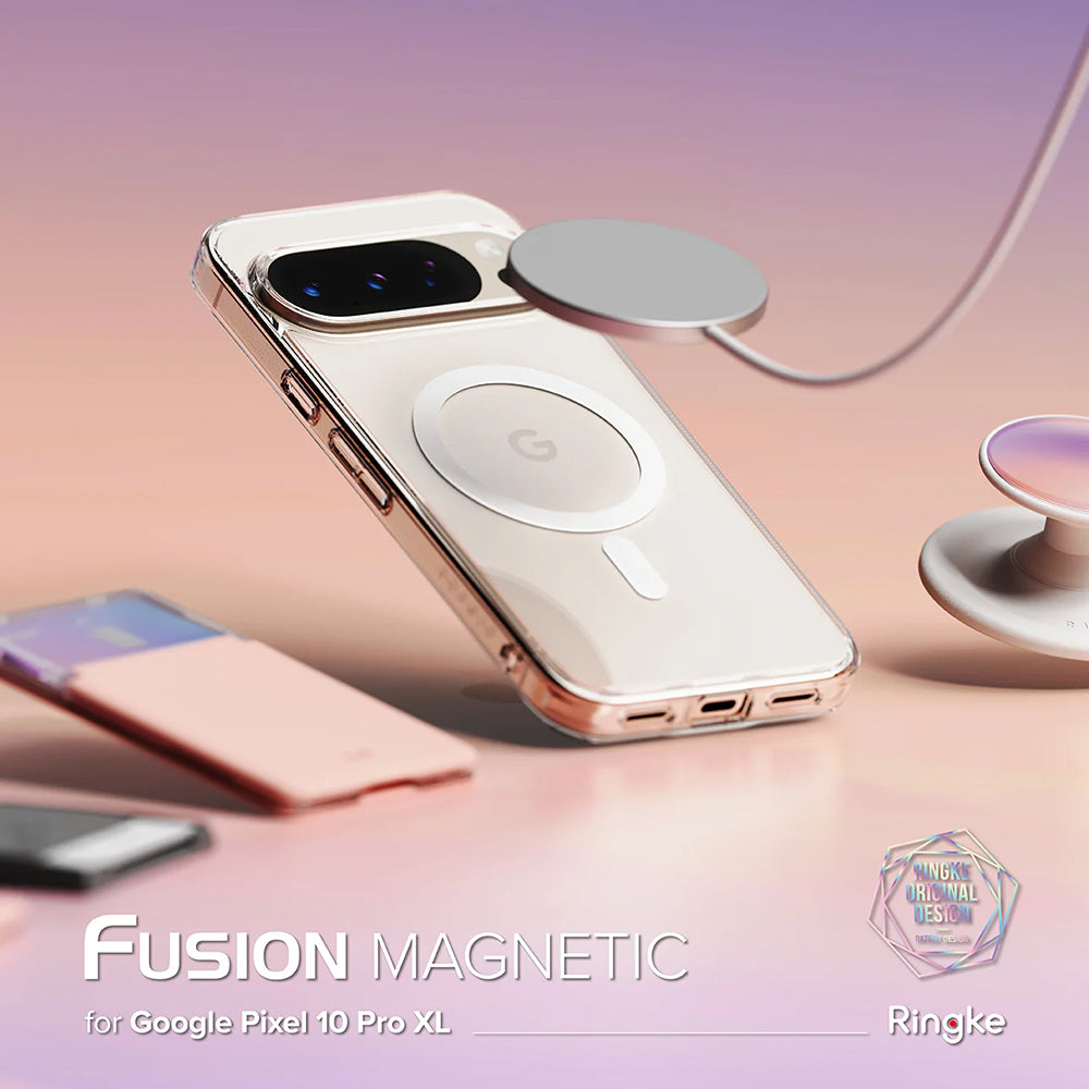 MagSafe Case for Google Pixel 10 Pro XL, Ringke, Fusion, Transparent
