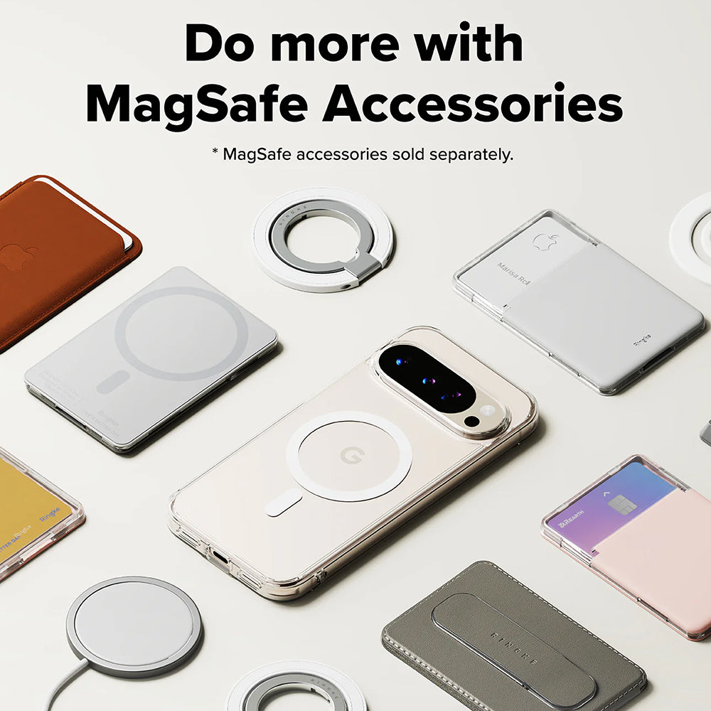MagSafe Case for Google Pixel 10 Pro XL, Ringke, Fusion, Transparent