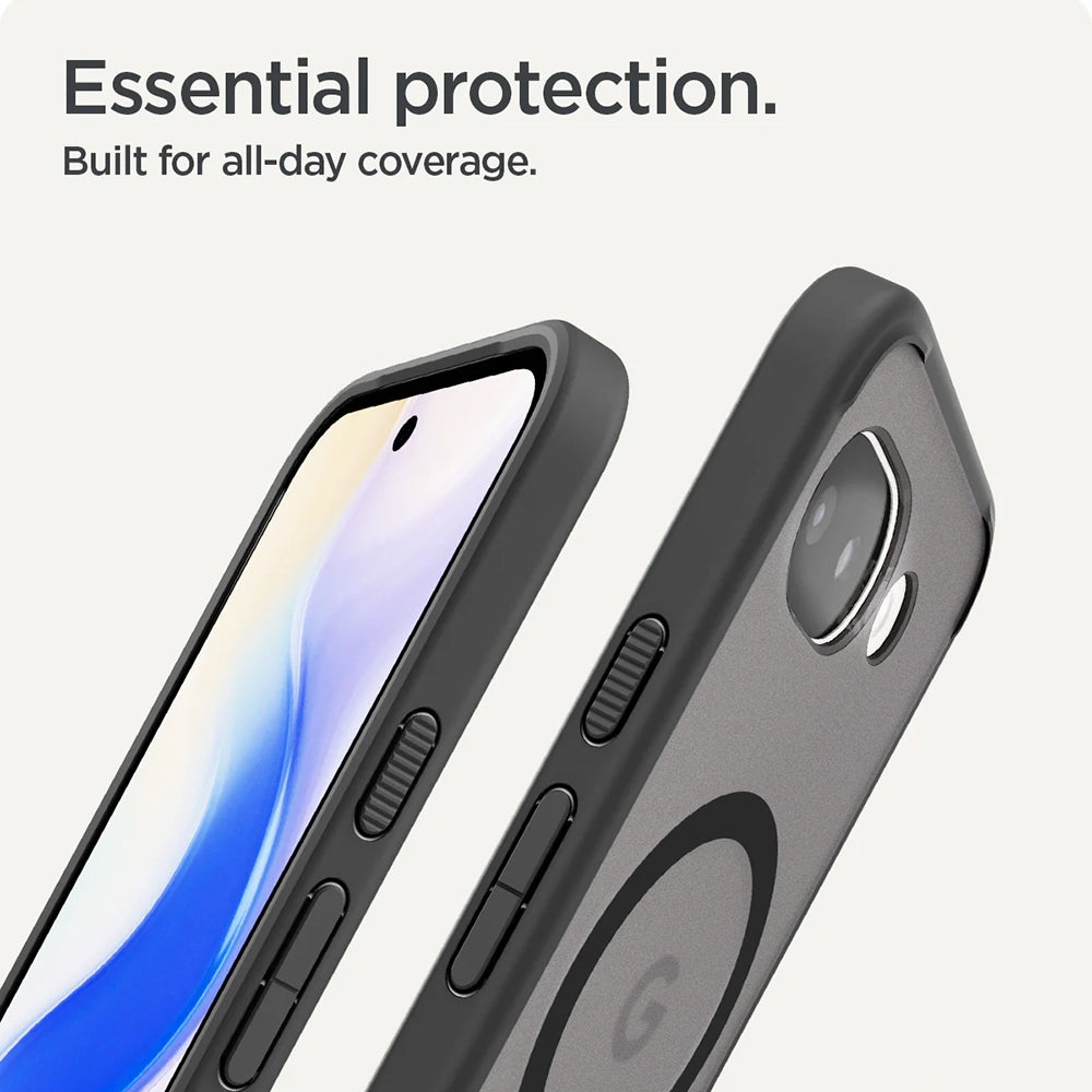 MagSafe Case for Google Pixel 10a, Spigen, Ultra Hybrid, Satin Black ACS11278