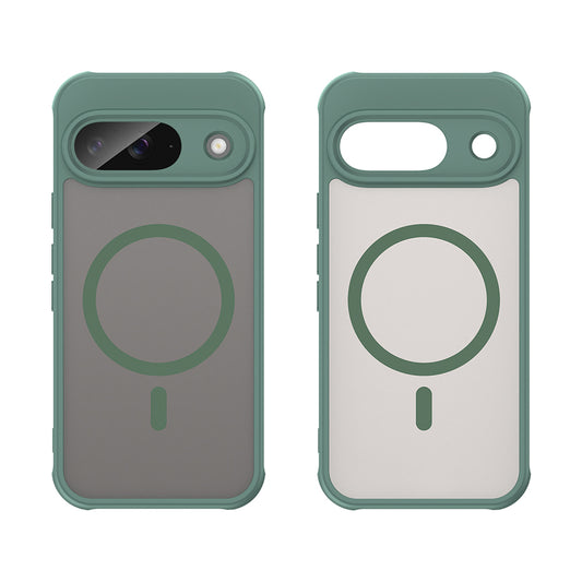 MagSafe Case for Google Pixel 9, Techsuit, HaloFrost II, Green