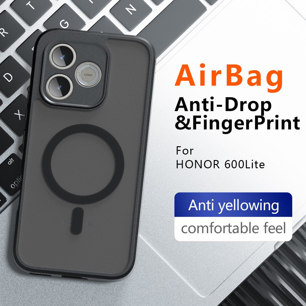 MagSafe Case for Honor 600 Smart, Techsuit, PureFrost, Satin Black