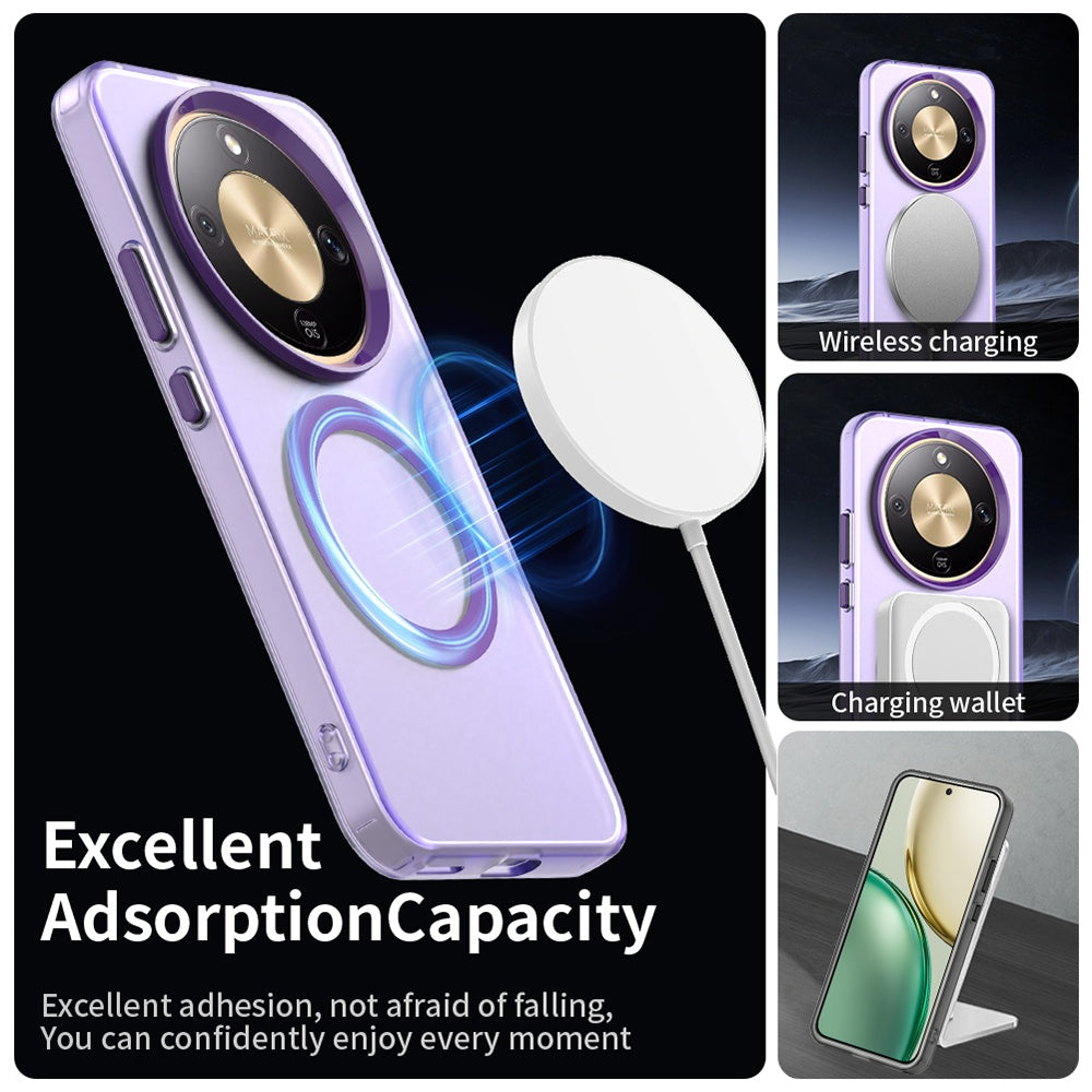 MagSafe Case for Honor Magic8 Lite, Techsuit, CandyCase, Purple