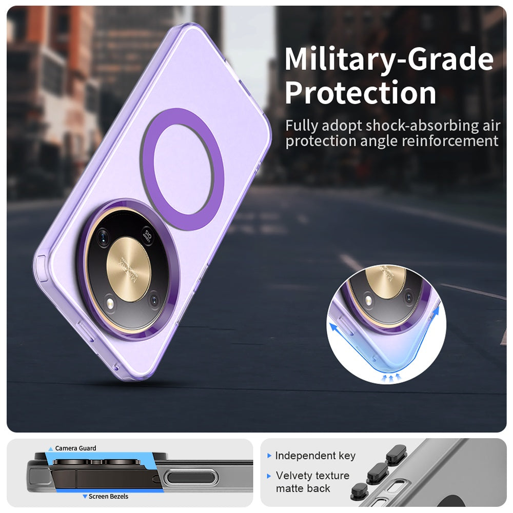 MagSafe Case for Honor Magic8 Lite, Techsuit, CandyCase, Purple