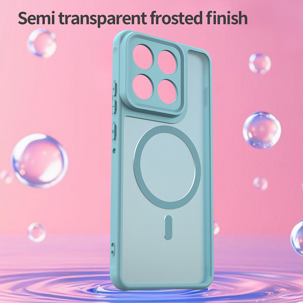 MagSafe Case for Motorola Edge 70, Techsuit, HaloFrost II, Light Green