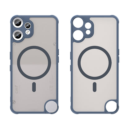 MagSafe Case for Nothing CMF Phone 2 Pro, Techsuit, HaloFrost II, Navy Blue