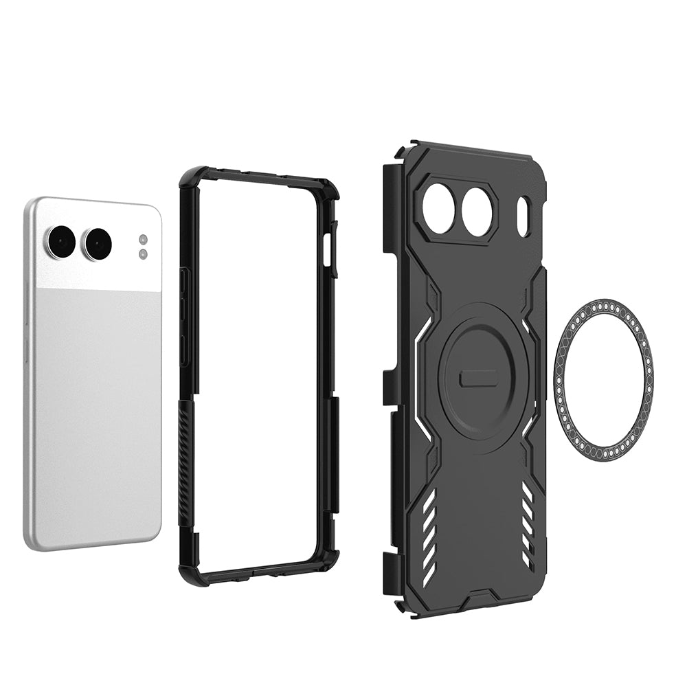 MagSafe Case for OnePlus Nord 4, Techsuit, ArmorMag, Blue