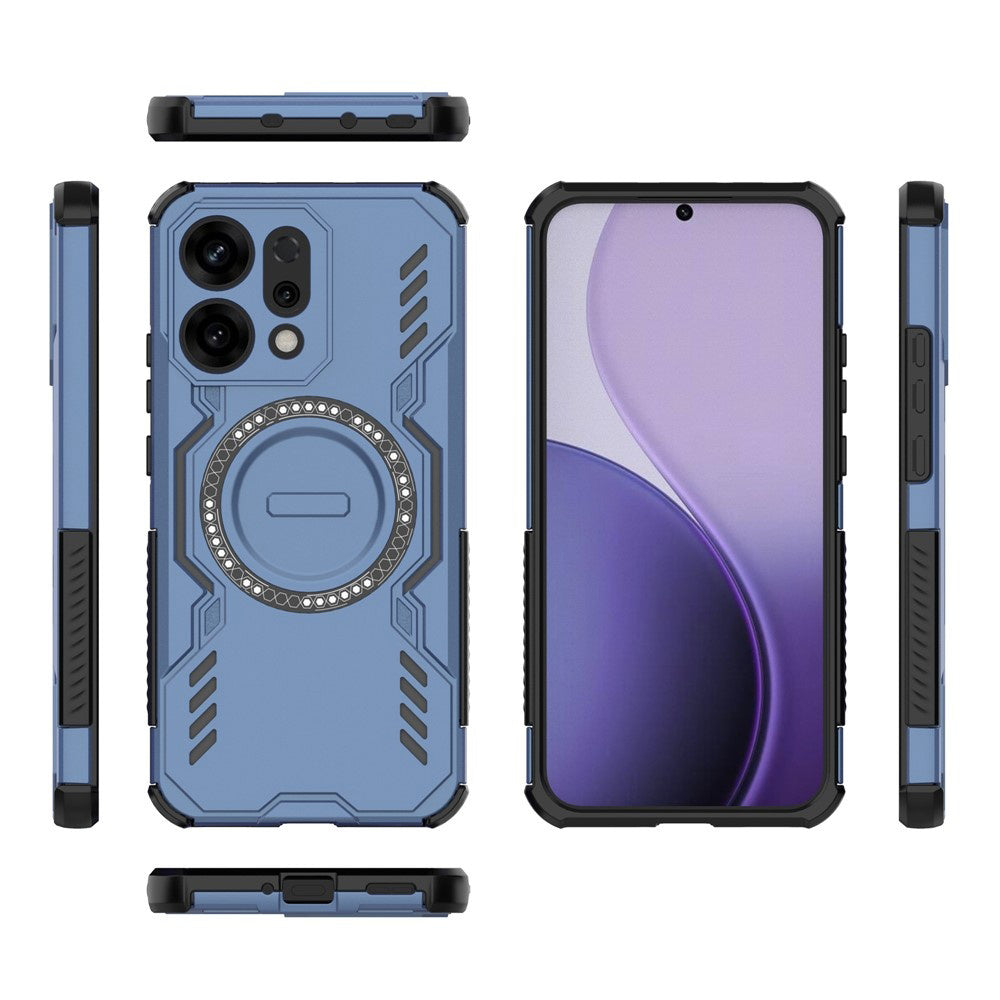 MagSafe Case for Oppo Reno14, Techsuit, ArmorMag, Blue