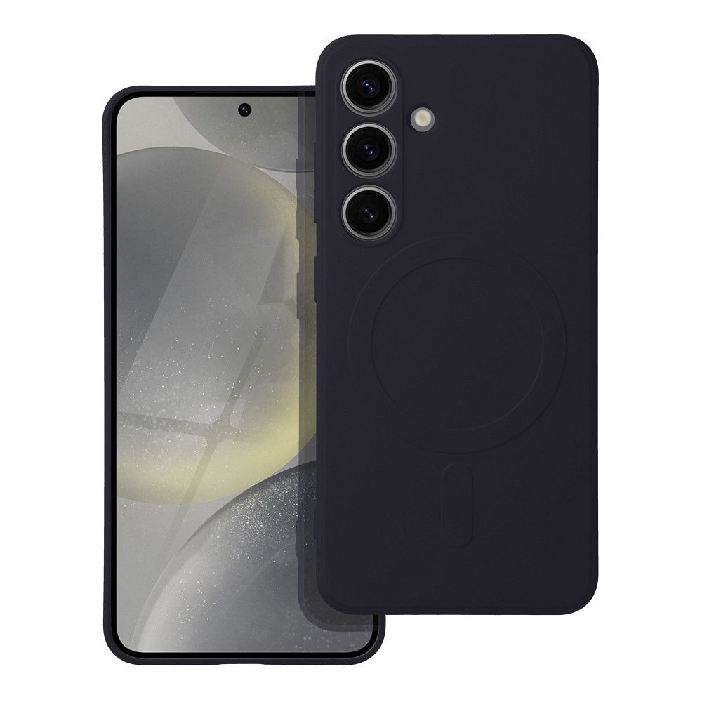 MagSafe Case for Samsung Galaxy S24 S921, OEM, Silicone Mag, Black