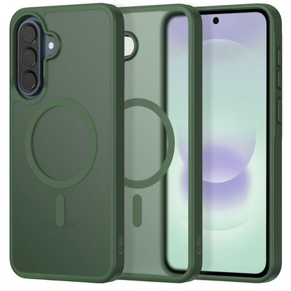 MagSafe Case for Samsung Galaxy A37 5G / A56 A566 / A36 A366, Tech-Protect, Magmat, Matte Green