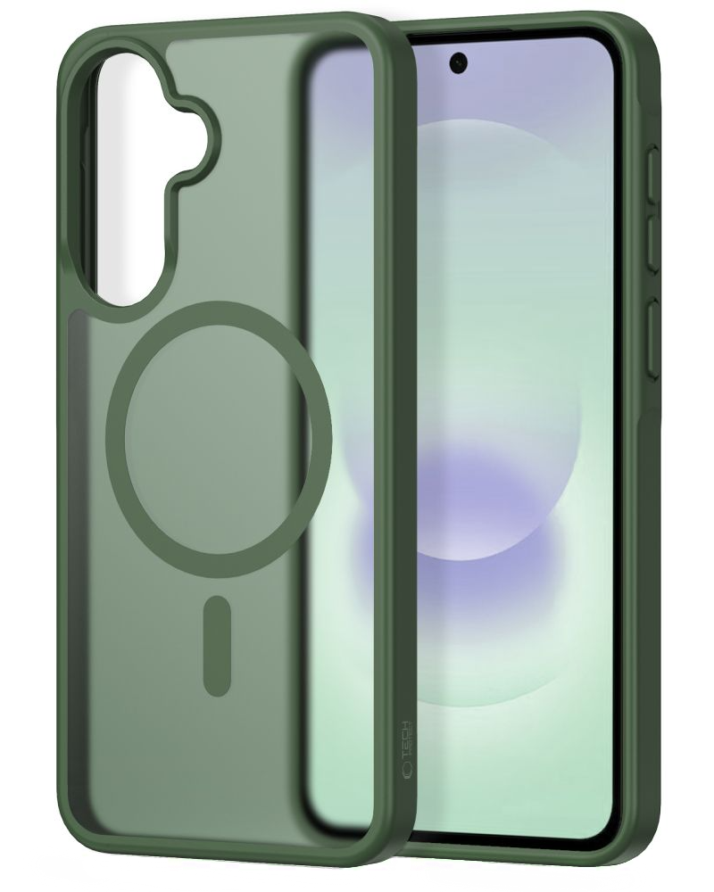MagSafe Case for Samsung Galaxy A37 5G / A56 A566 / A36 A366, Tech-Protect, Magmat, Matte Green