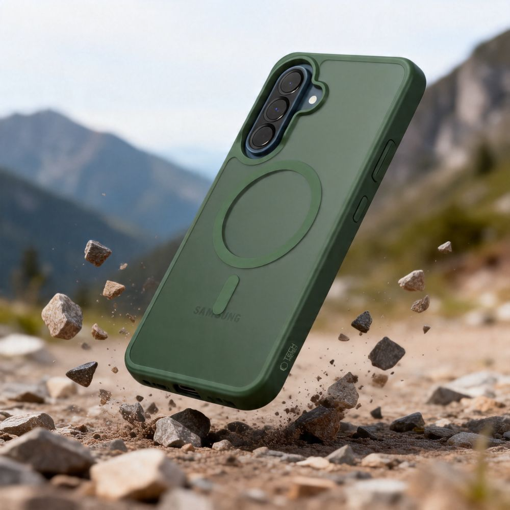 MagSafe Case for Samsung Galaxy A37 5G / A56 A566 / A36 A366, Tech-Protect, Magmat, Matte Green