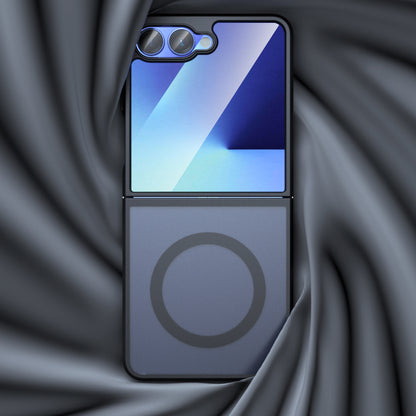 MagSafe Case for Samsung Galaxy Z Flip7 F766, Techsuit, PureFrost, Black