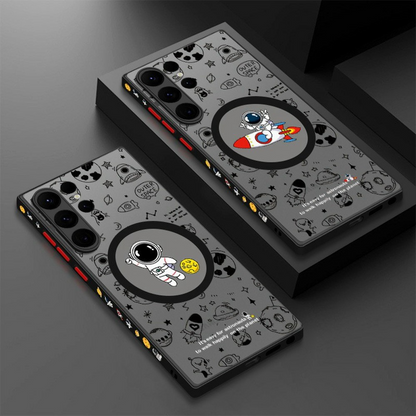 MagSafe Case for Samsung Galaxy S25 Ultra S938, OEM, Flight Astronaut, Multicolor