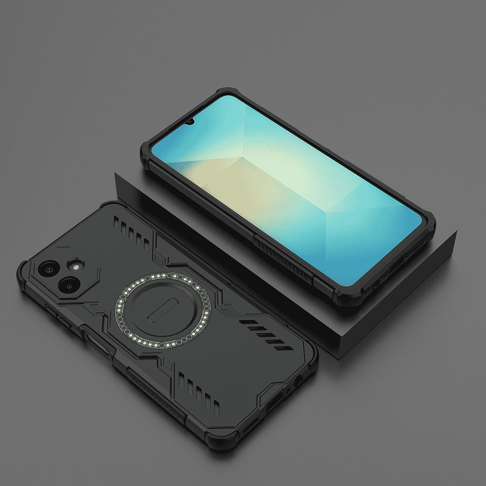 MagSafe Case for Samsung Galaxy A06 A065, Techsuit, ArmorMag, Black