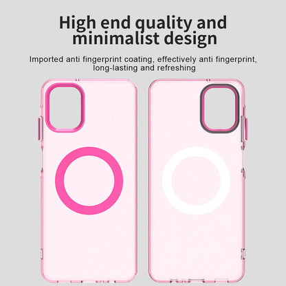 MagSafe Case for Samsung Galaxy A06 A065, Techsuit, CandyCase, Pink