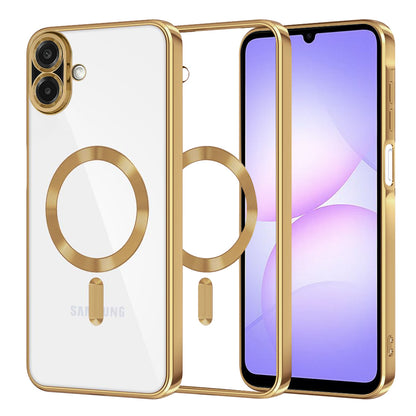 MagSafe Case for Samsung Galaxy A07 4G A075, Techsuit, Luxury Crystal, Gold