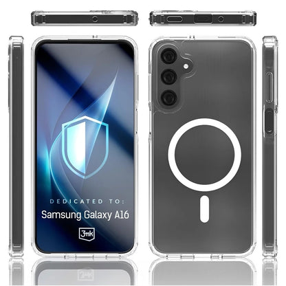 MagSafe Case for Samsung Galaxy A16 5G A166 / A16 4G A165, 3MK, Armor MagCase, Transparent