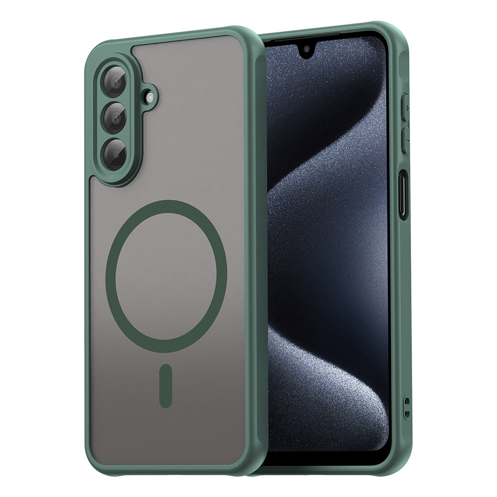 MagSafe Case for Samsung Galaxy A17 5G, Techsuit, HaloFrost II, Green