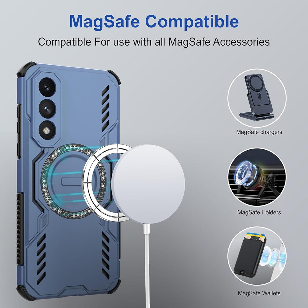 MagSafe Case for Samsung Galaxy A27 5G, Techsuit, ArmorMag, Black