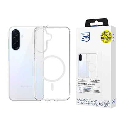 MagSafe Case for Samsung Galaxy A36 A366, 3MK, Armor MagCase, Transparent