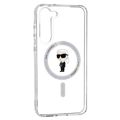 MagSafe Case for Samsung Galaxy S23+ S916, Karl Lagerfeld, IML Ikonik Karl, Transparent